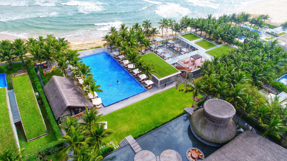 Aerial view of Naman Retreat